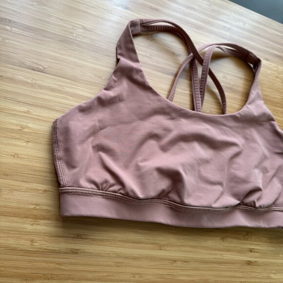 lululemon Energy Bra *Medium Support B-D bra EUC Dusty Clay 12 - Picture 4 of 16